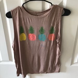 Cute pineapple tank